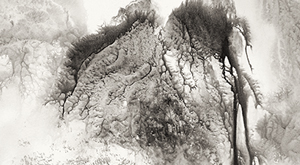 鐘京潑墨山水畫展3D場(chǎng)景展示